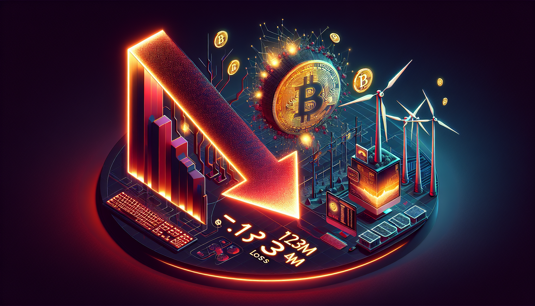 "Hut 8 Declares $134M Loss in Q1 While Shifting to Energy Infrastructure and Bitcoin Mining"