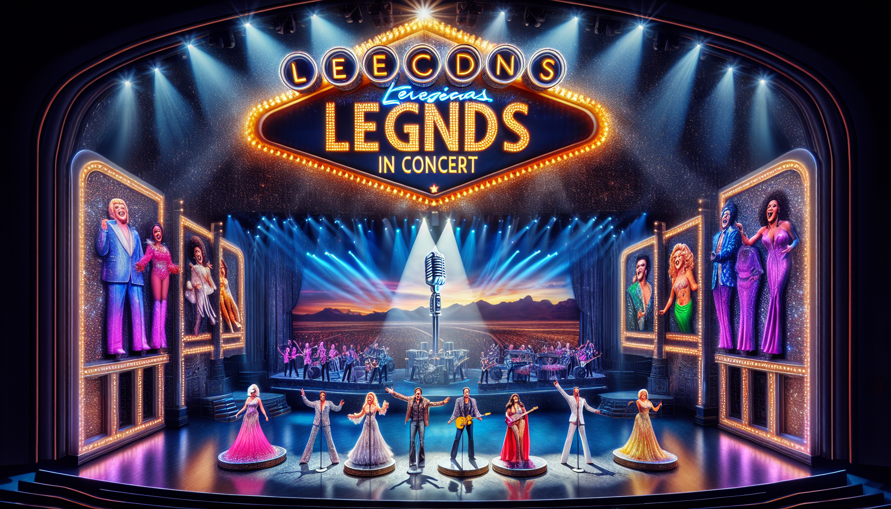 "Legends in Concert Says Goodbye: A Spectacular Vegas Classic Concludes Its Journey"